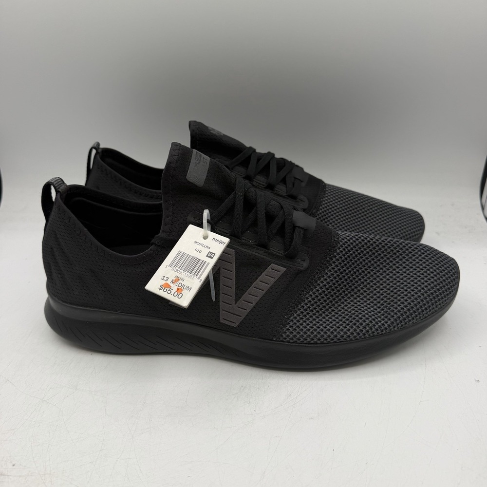 New Balance FuelCore Coast v4 Running Shoes Mens Sz 13 D Black Sneakers MCSTLLK4